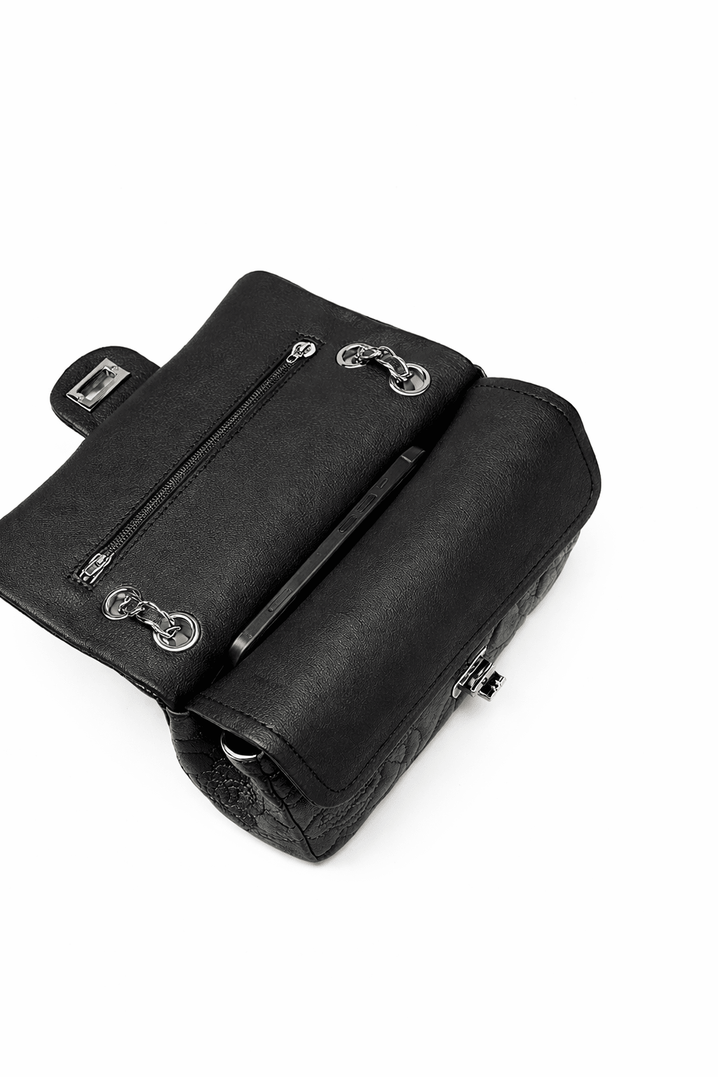 Genuine LeatherBlack Crossbody Bag