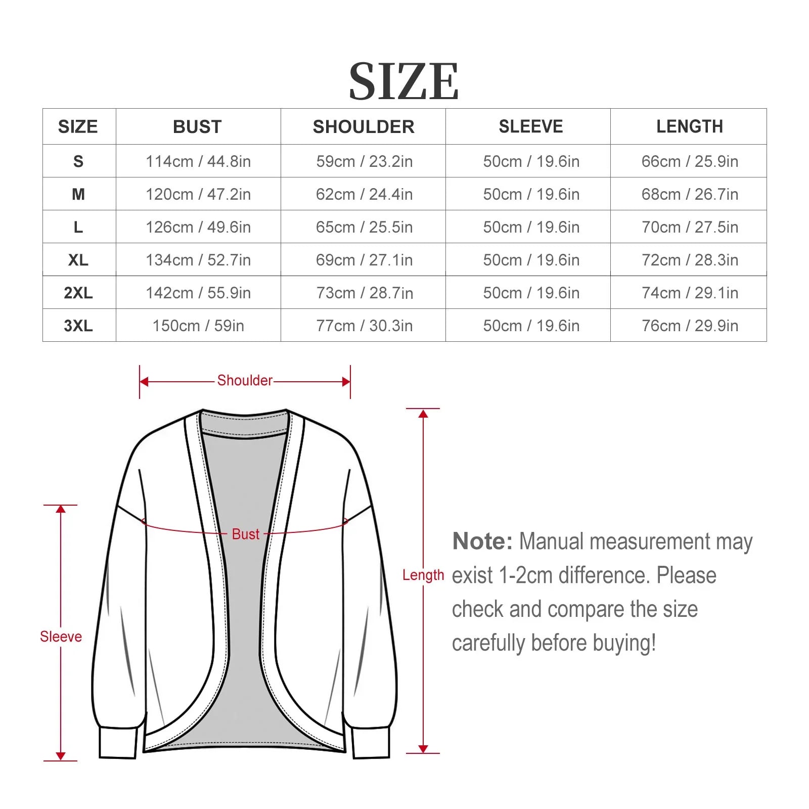 Halloween Ghost Drop Shoulder Knitted Eerie Black Cardigan