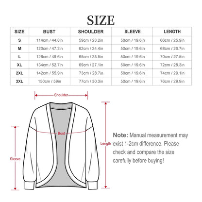 Halloween Ghost Drop Shoulder Knitted Café Noir Cardigan