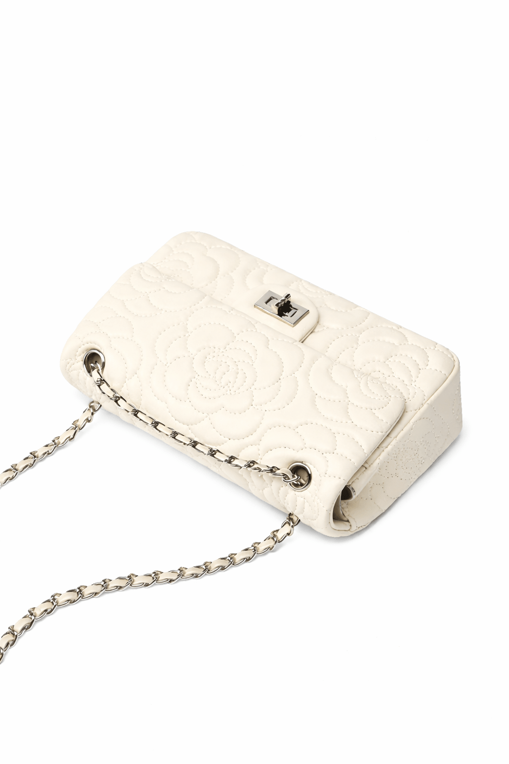 Genuine Leather White Crossbody Bag