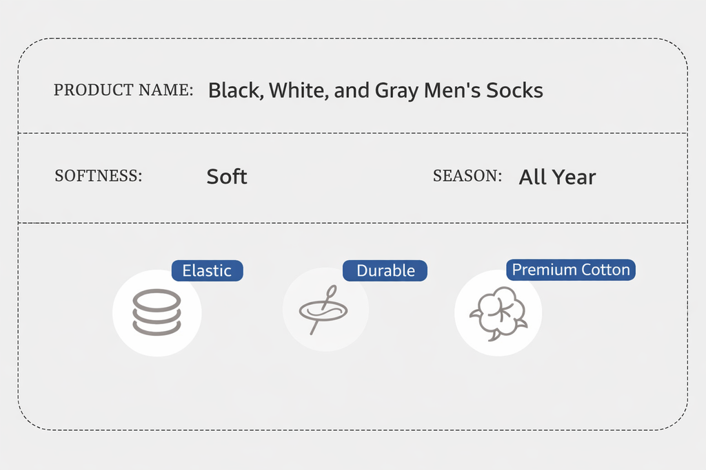 Men's Cotton Sports Socks