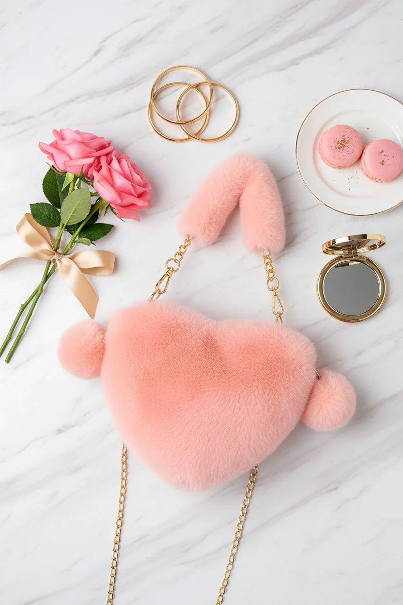 صورة 5 - مع باقة ورد وردية ومعكرون