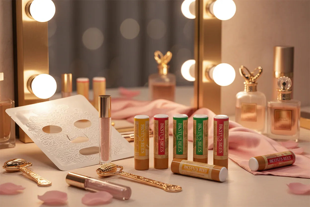 بلسم الشفاه على طاولة التسريح 5