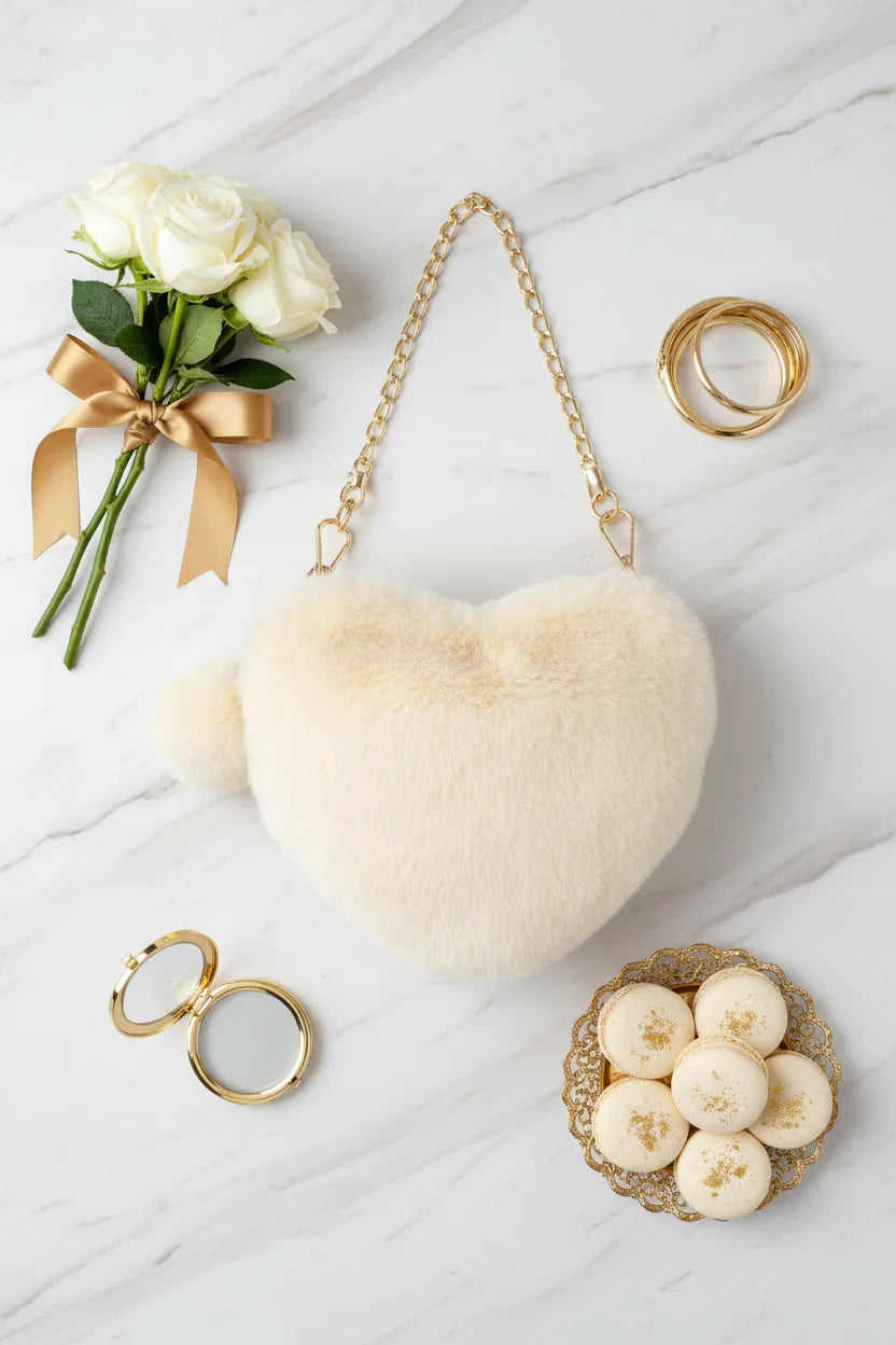 صورة 5 - مع باقة ورد بيضاء ومعكرون