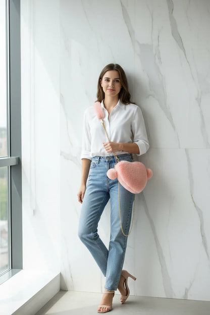 صورة 5 - جينز وقميص أبيض