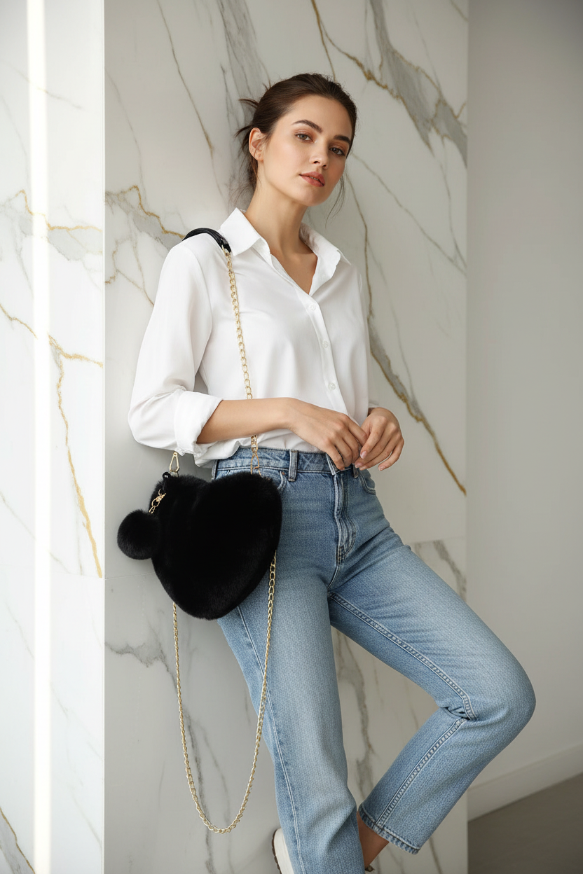 صورة 5 - جينز وقميص أبيض