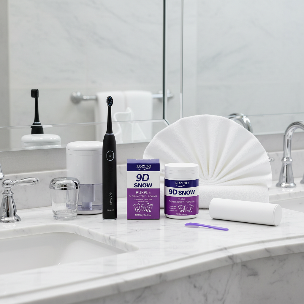 مبيض أسنان في حمام فاخر 6