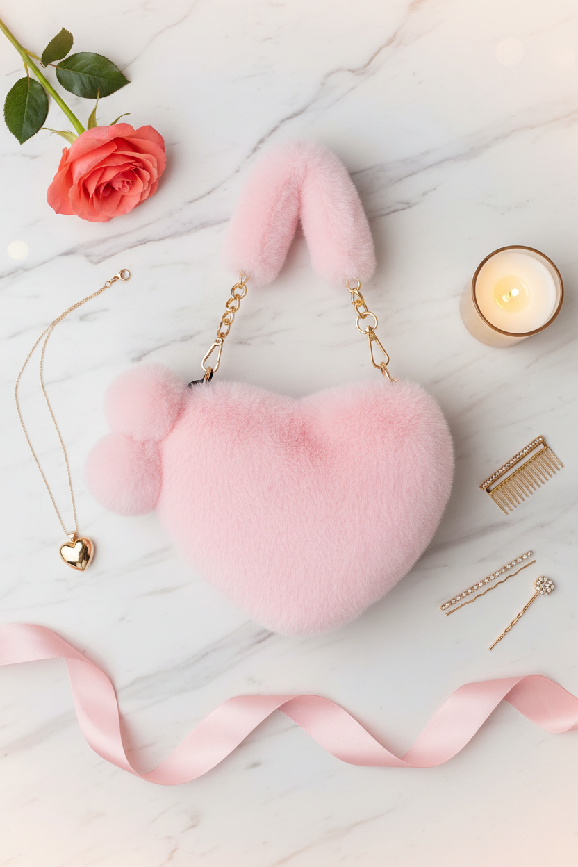 صورة 6 - مع وردة كورالية وشموع