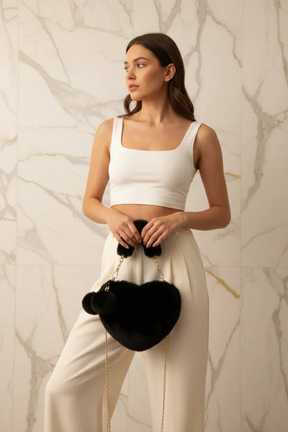 صورة 6 - بنطلون واسع وكروب توب