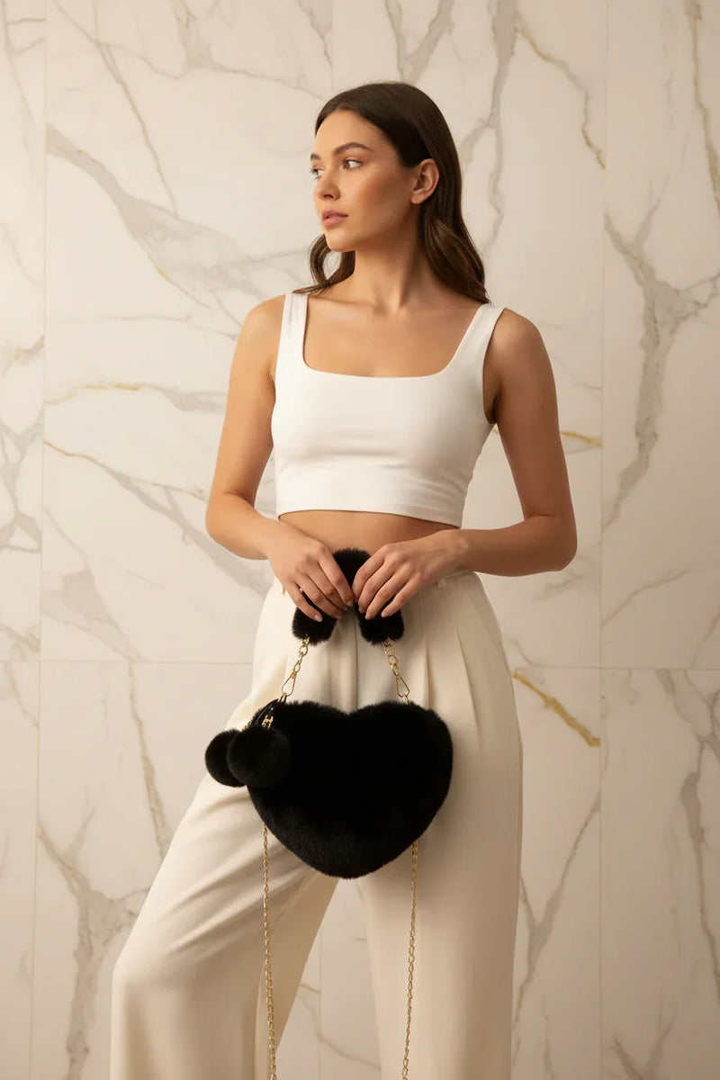 صورة 6 - بنطلون واسع وكروب توب