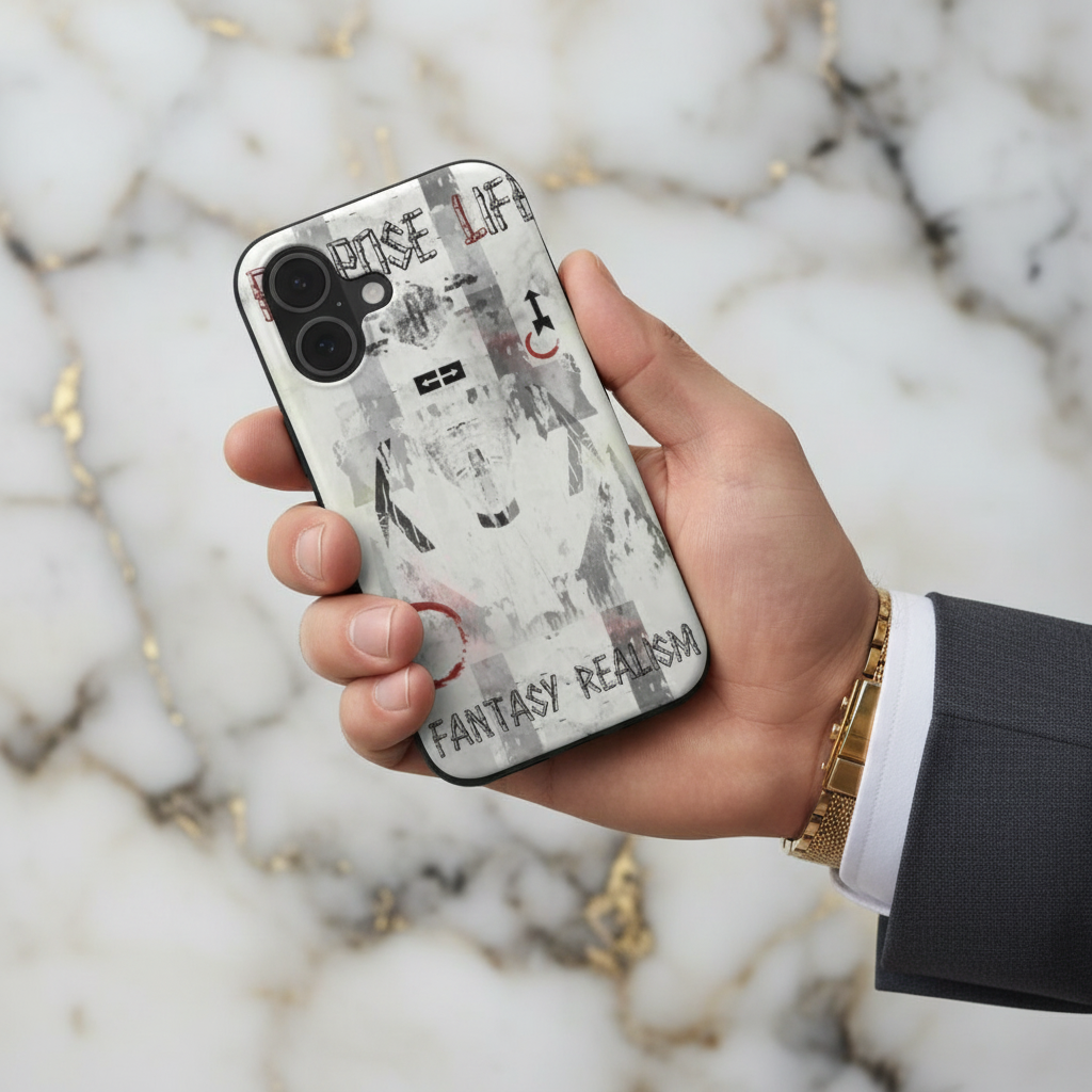 صورة 6 - يد رجل تحمل الآيفون بالتصميم الأصلي