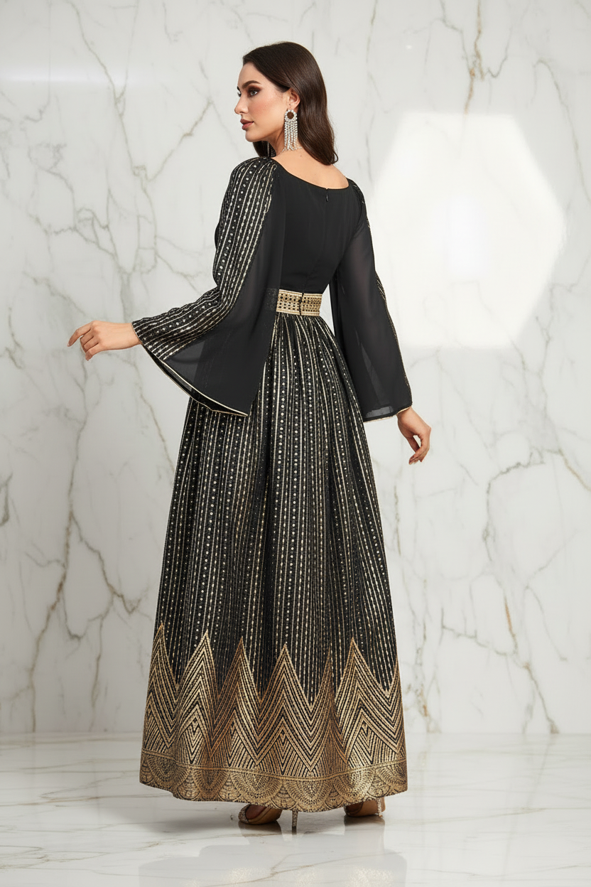 صورة 6 - زاوية ثلاثية من الخلف مع يد ممدودة