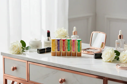 بلسم الشفاه على طاولة التسريح 6