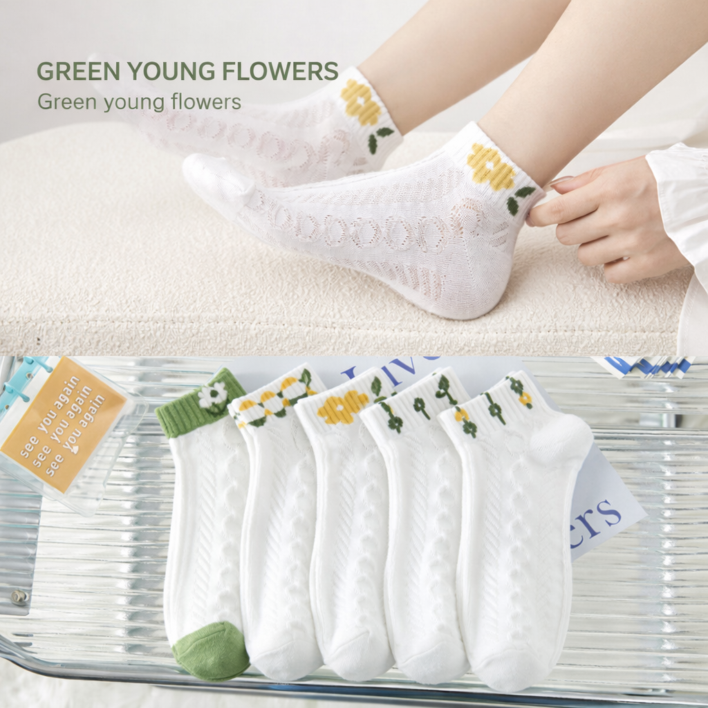 Breathable Mesh Boat Women Socks