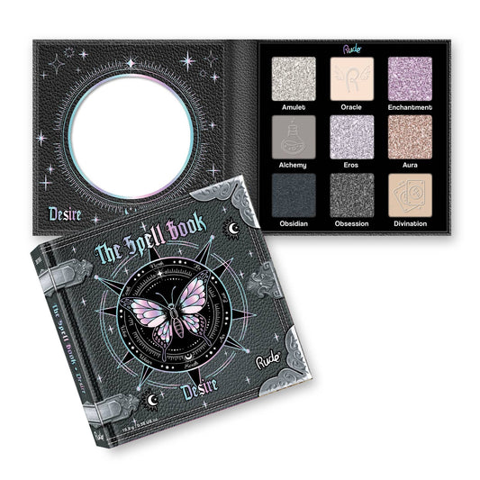The Spell Book Smooth Blendable Eyeshadow Palette: Enchanting Shimmers & Bewitching Dark Hues