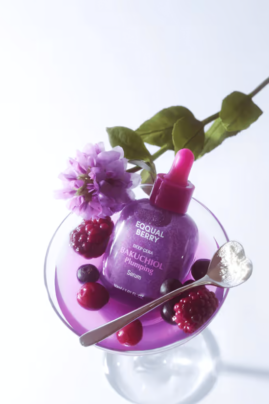 EQQUALBERRY Bakuchiol Plumping Purple Serum 30ml