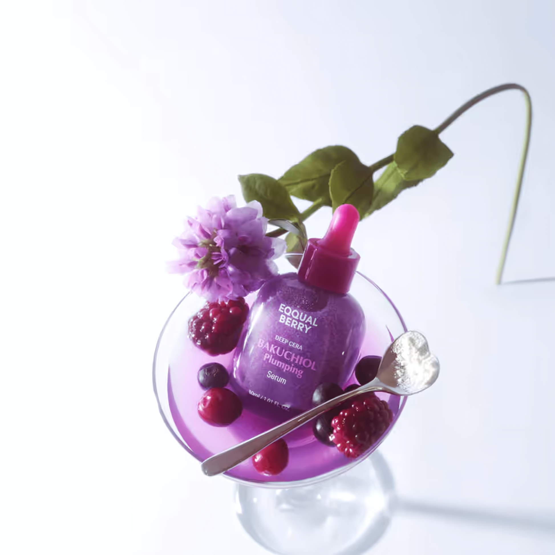 EQQUALBERRY Bakuchiol Plumping Purple Serum 30ml