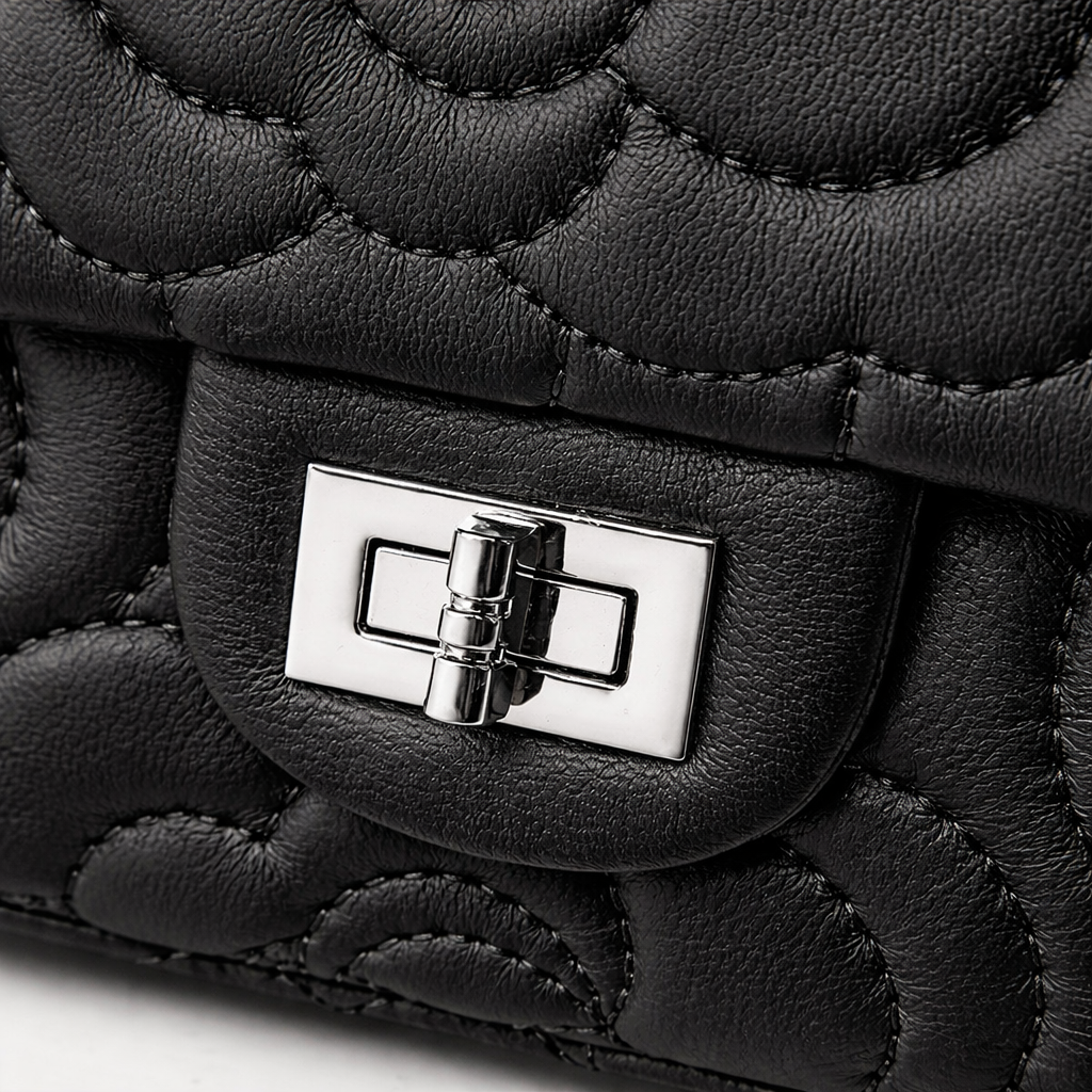 Genuine LeatherBlack Crossbody Bag