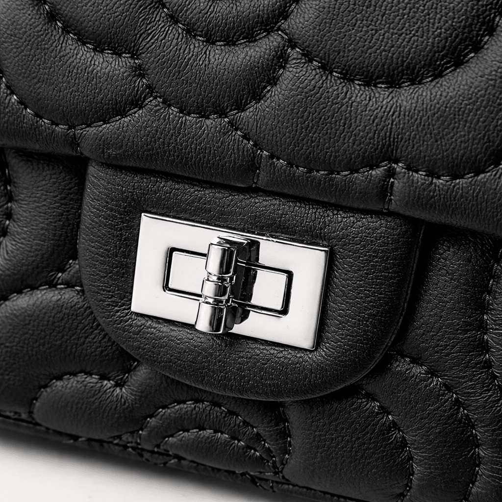 Genuine LeatherBlack Crossbody Bag