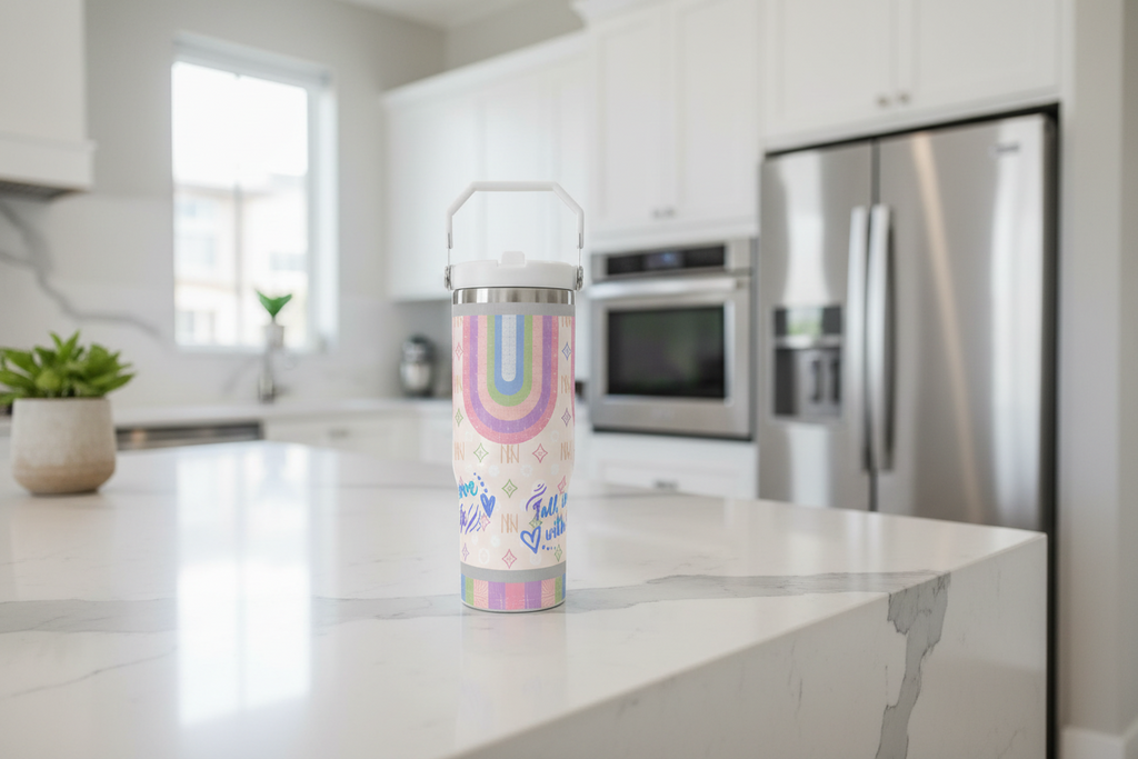 30oz Stainless Steel Holder Friendly Travel Tumbler
