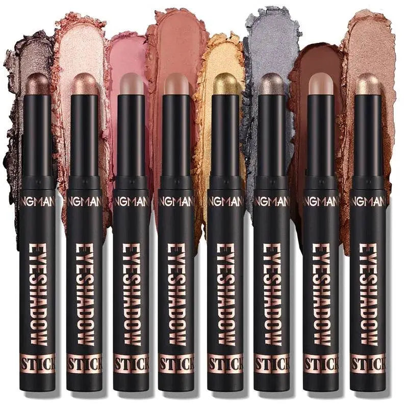 8 Color Waterproof Glitter Eyeshadow Pen - IVORYNN
