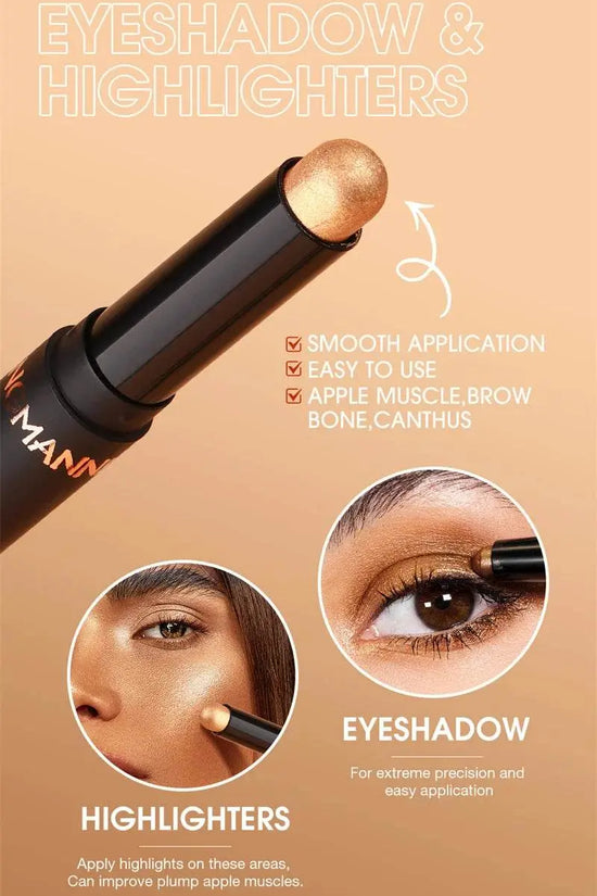 8 Color Waterproof Glitter Eyeshadow Pen - IVORYNN