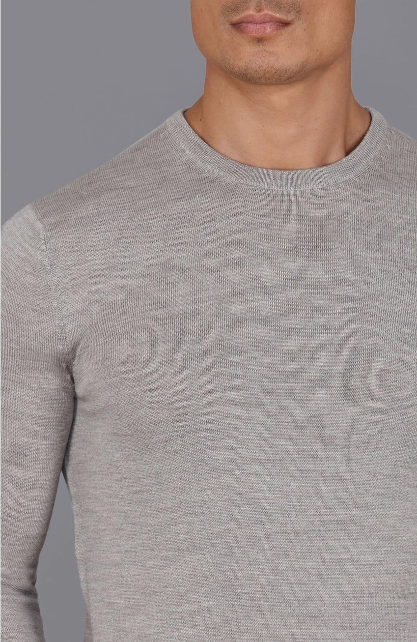 Premium Extra Fine Merino Wool Barley Sweater