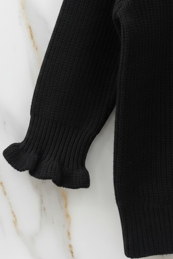 سويتر أسود مبطن - تفاصيل الكم