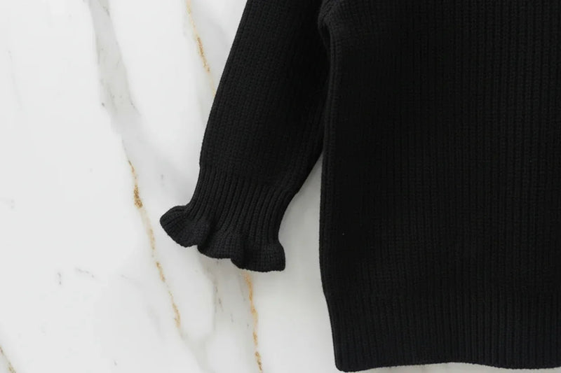 سويتر أسود مبطن - تفاصيل الكم