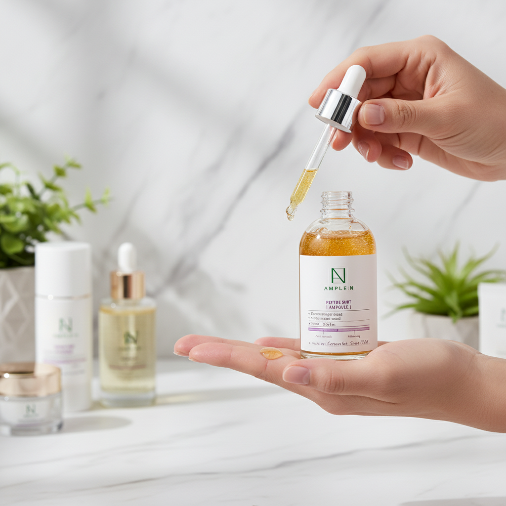 لقطة مقربة للسيروم الذهبي