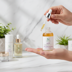 لقطة مقربة للسيروم الذهبي