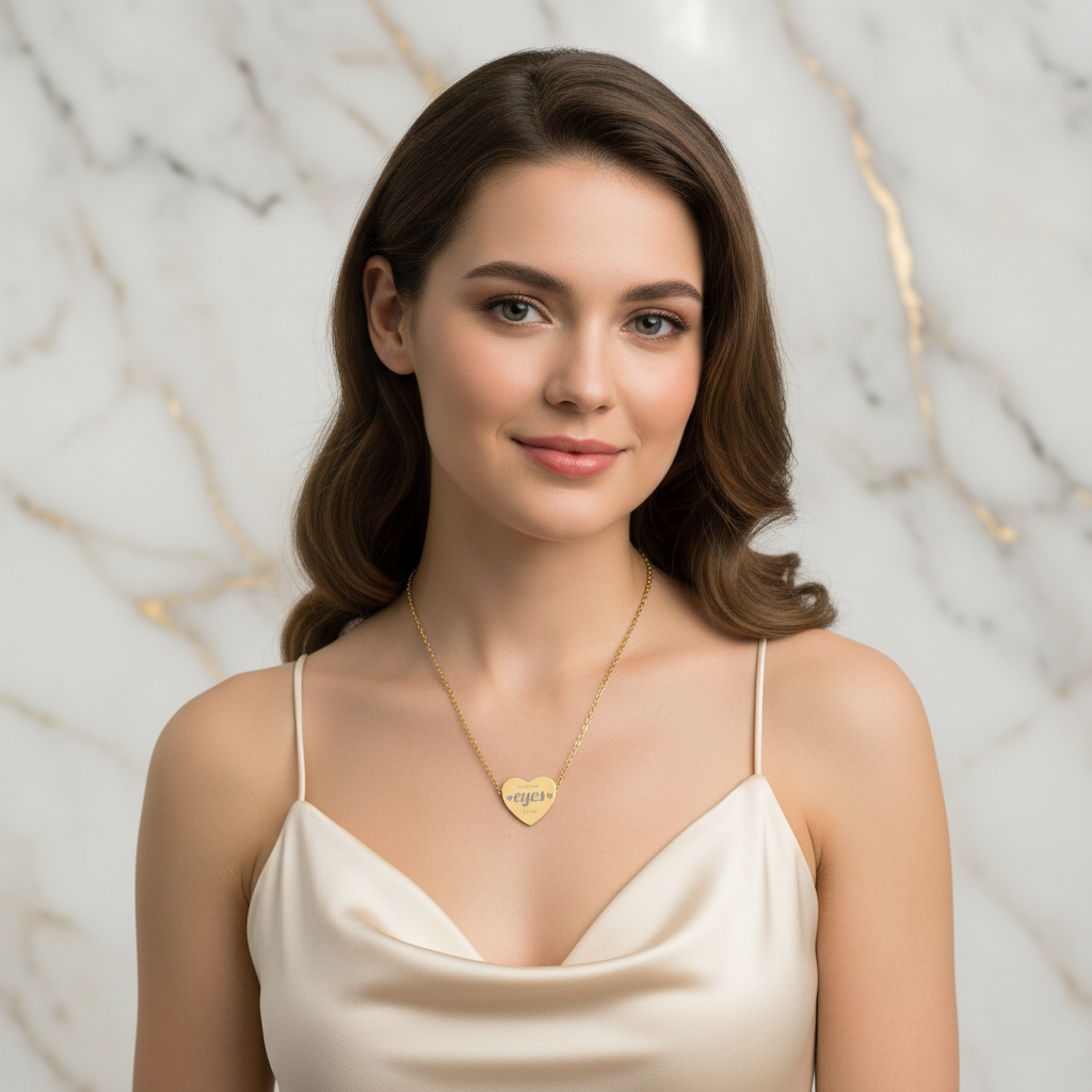 قلادة ذهبية - لقطة فنية