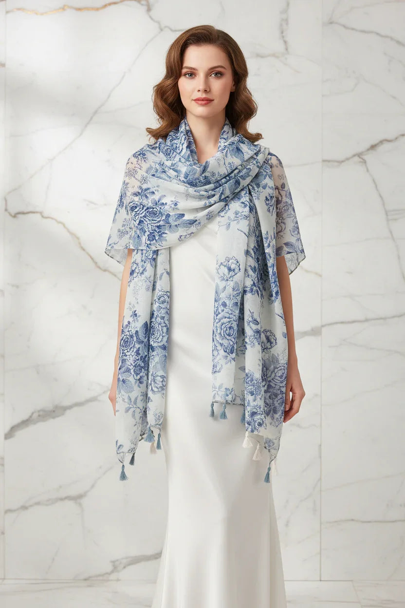 وشاح فاخر على الأكتاف