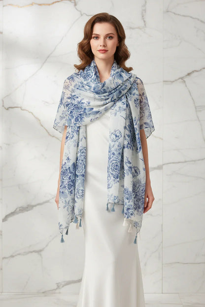 وشاح فاخر على الأكتاف