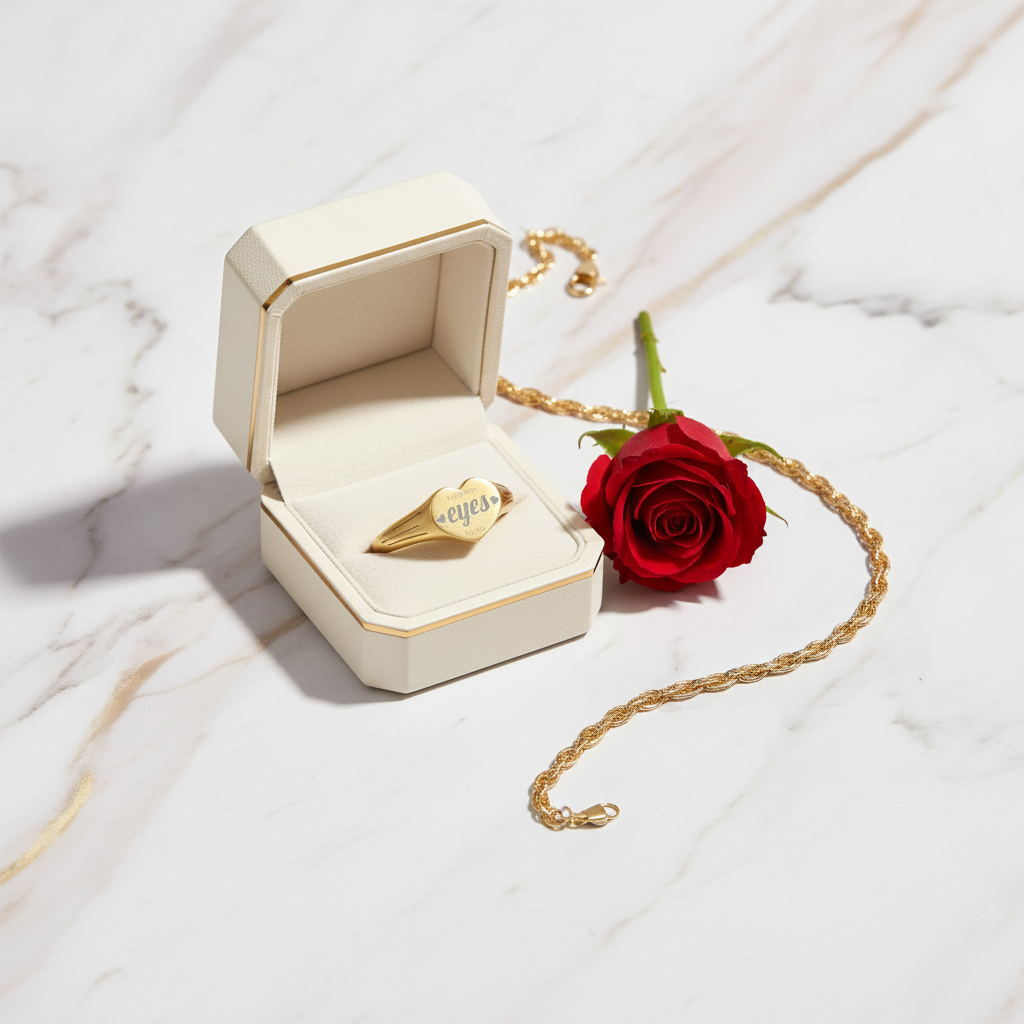 تنسيق فلات لاي للخاتم