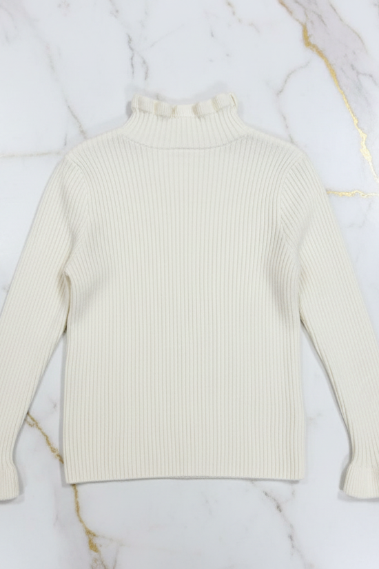 سويتر كريمي - منظر خلفي