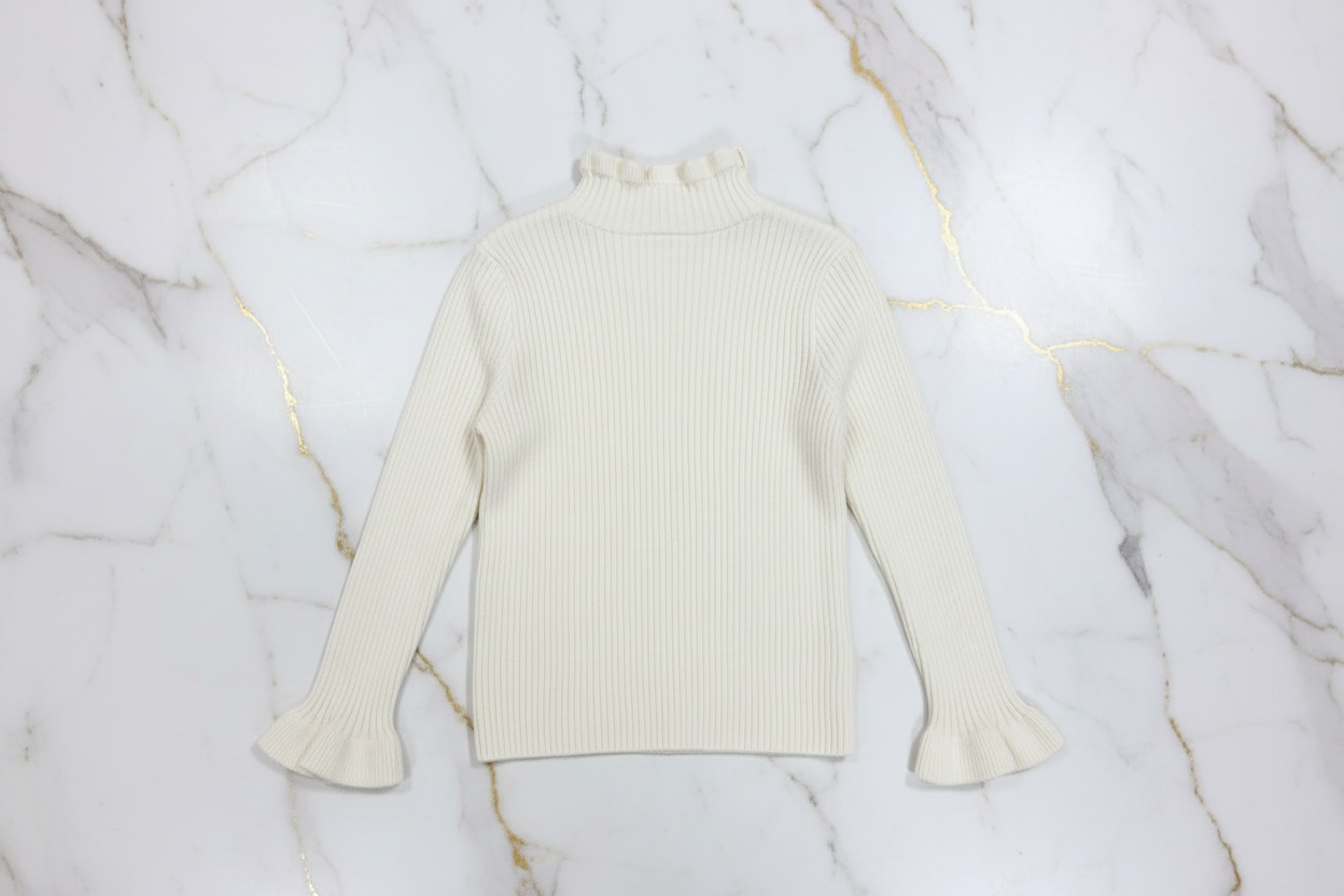 سويتر كريمي - منظر خلفي