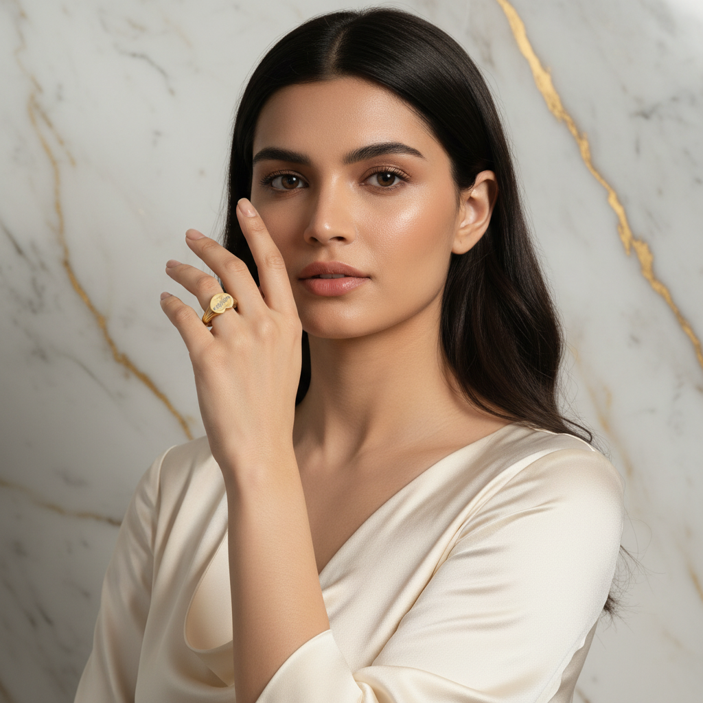 خاتم ذهبي - زاوية خلفية