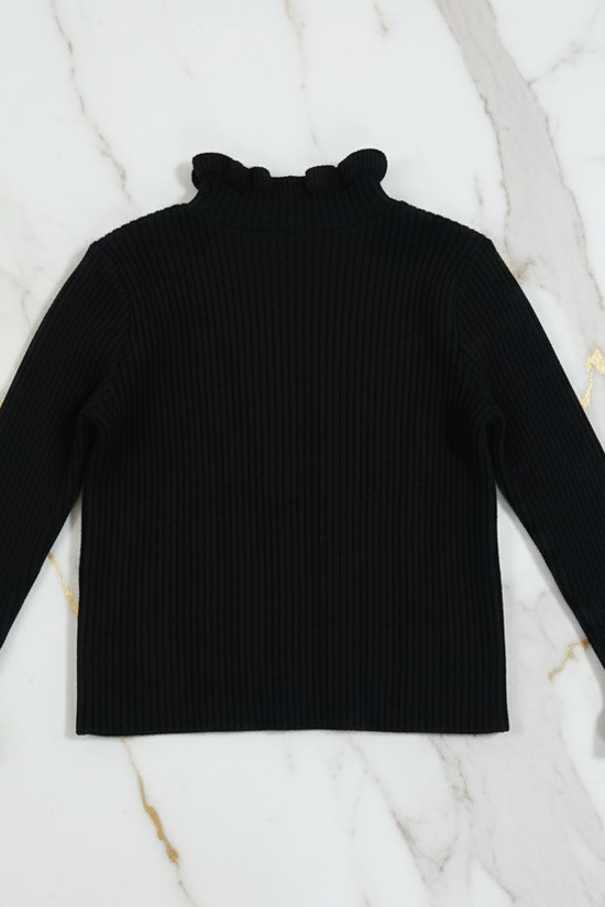 سويتر أسود - منظر خلفي