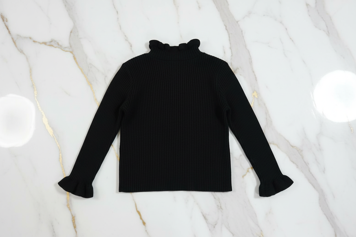 سويتر أسود - منظر خلفي