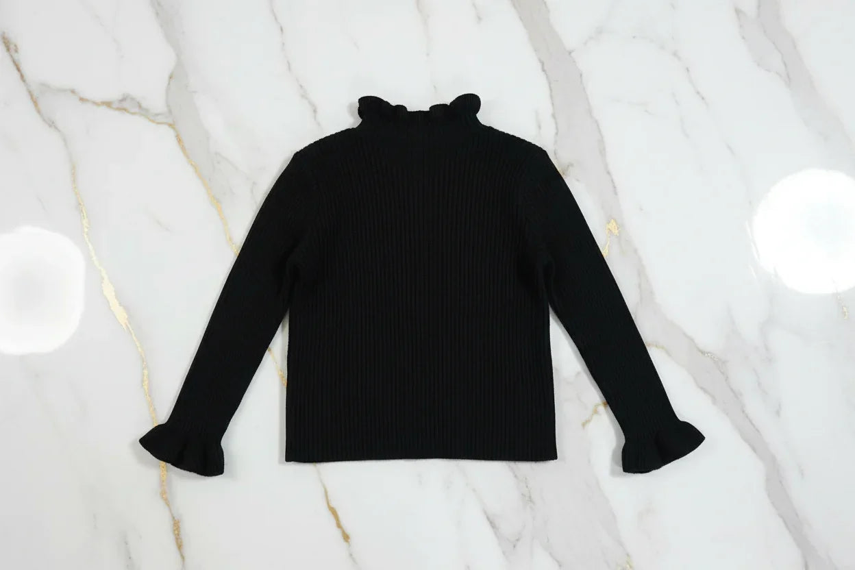 سويتر أسود - منظر خلفي