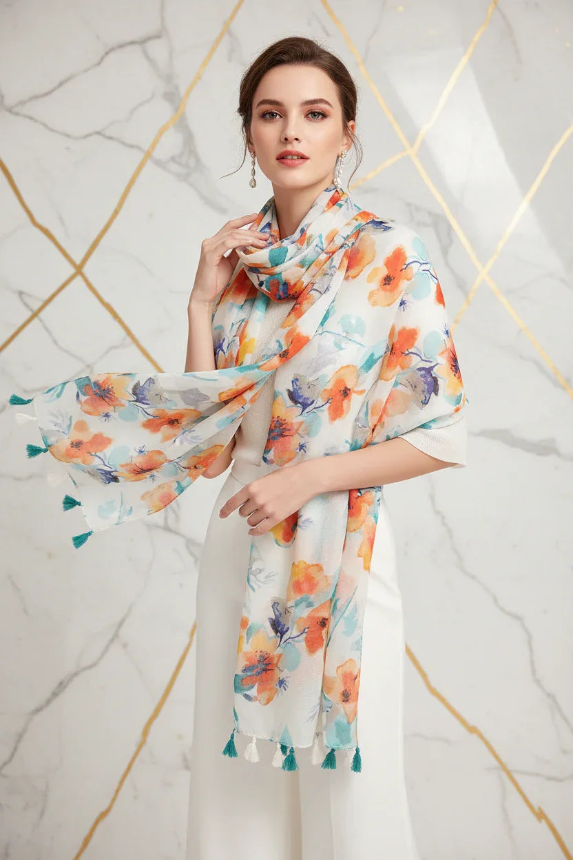 وشاح فاخر منسدل