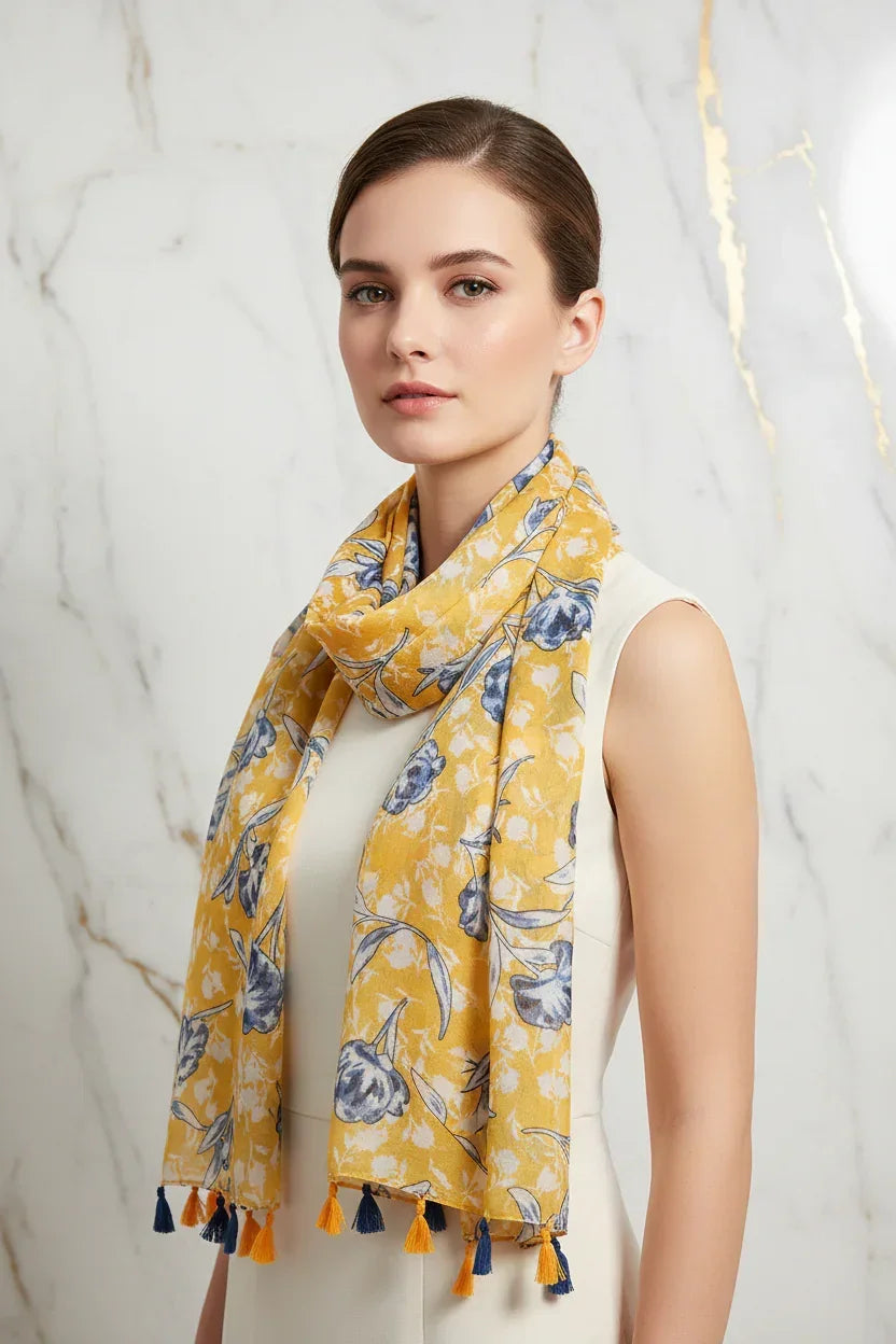 وشاح فاخر حول الرقبة