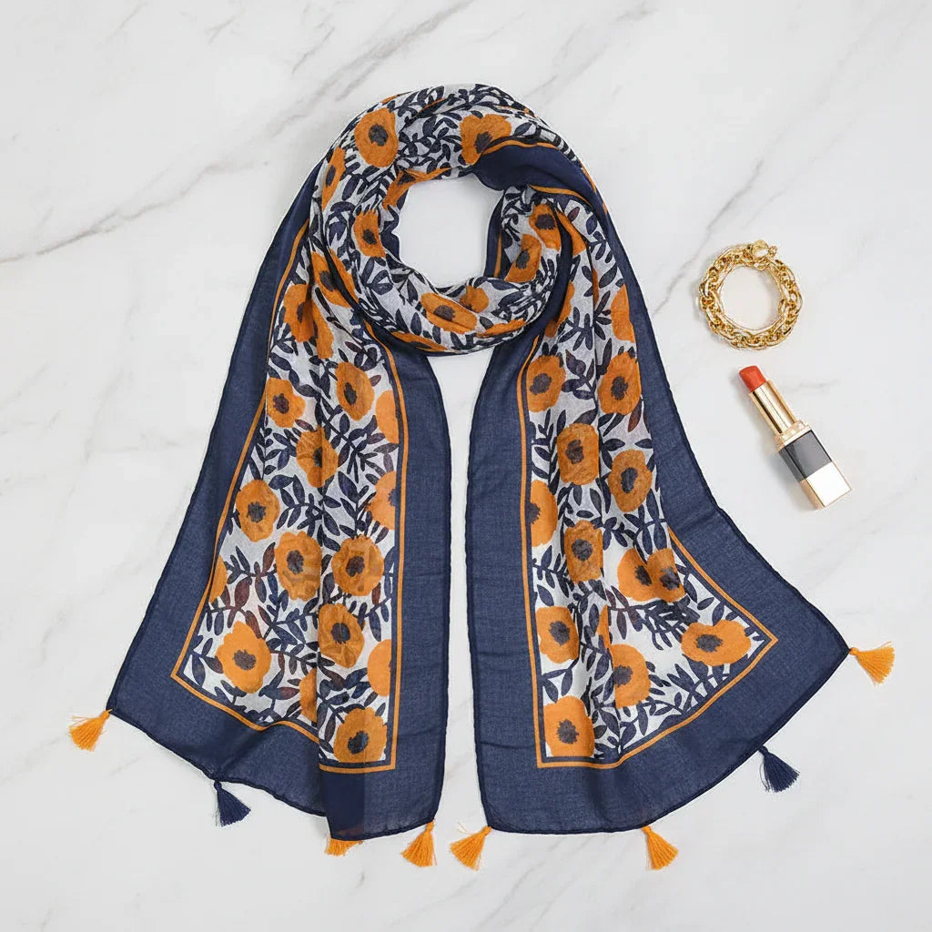 الشال مفرود بالكامل