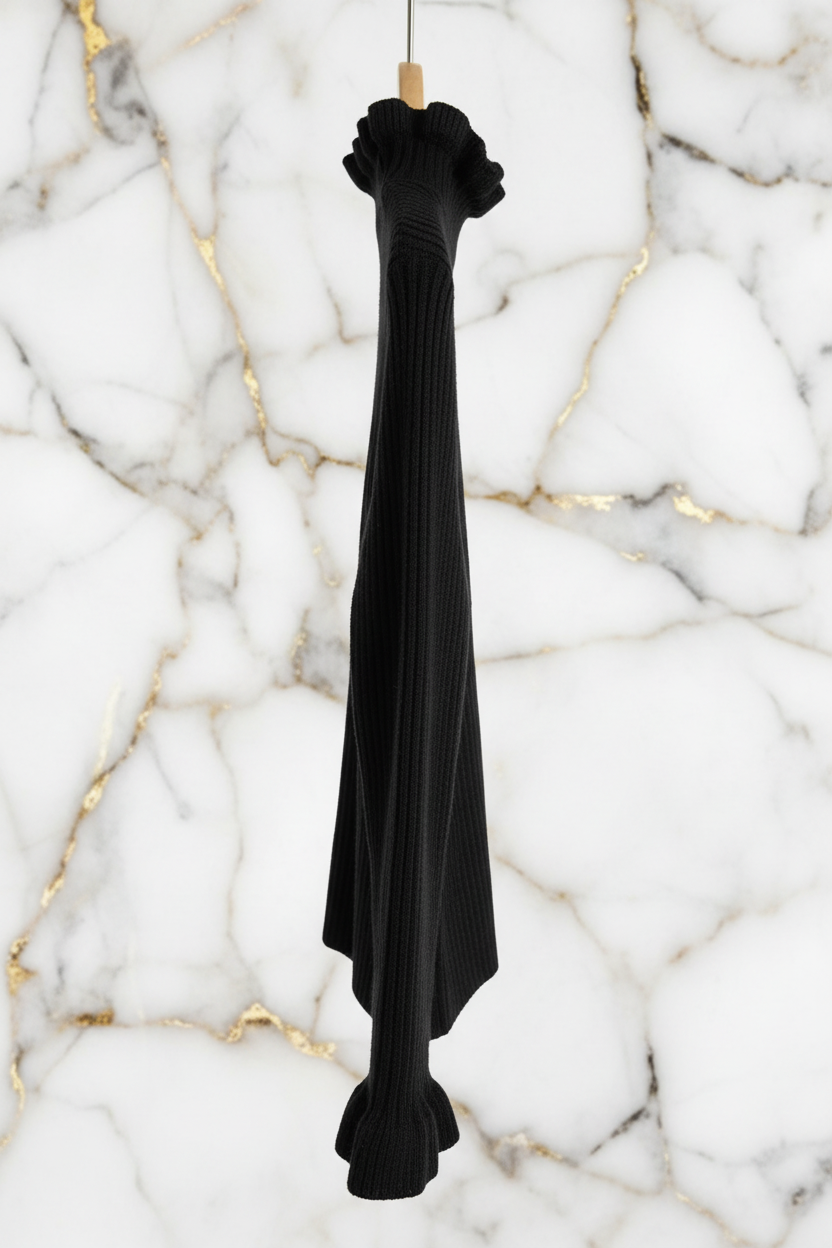 سويتر أسود - منظر جانبي