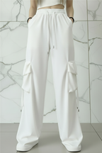 بنطال أبيض - أمامي