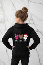 طفلة ترتدي الهودي - منظر خلفي