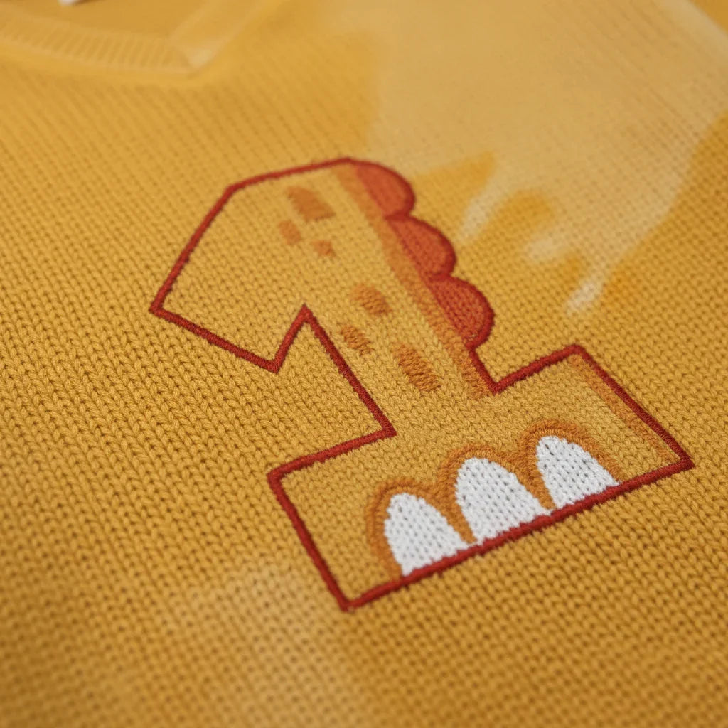 لقطة مقربة للتطريز