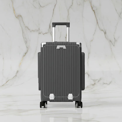 الحقيبة باللون الرمادي الفحمي - منظر أمامي