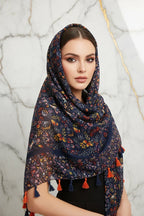 وشاح فاخر على الرأس